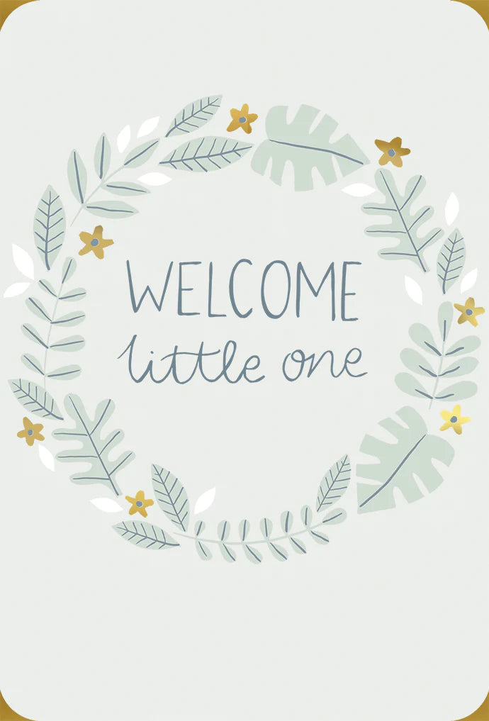 welcome little one | card