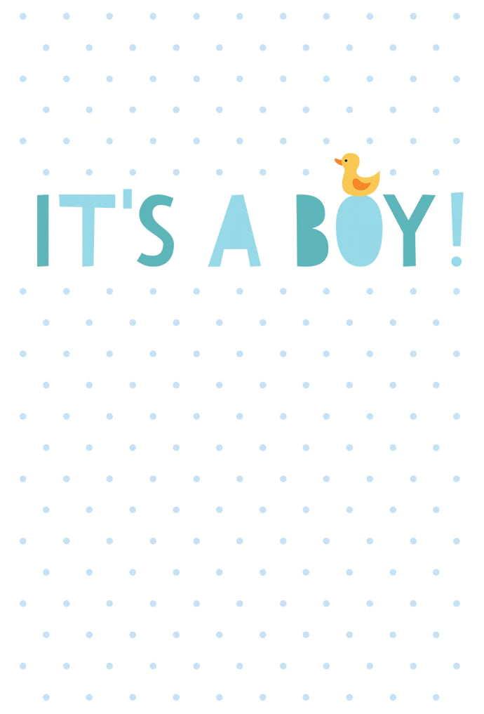 it's a boy | new baby card