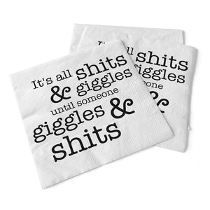 giggles | beverage napkins