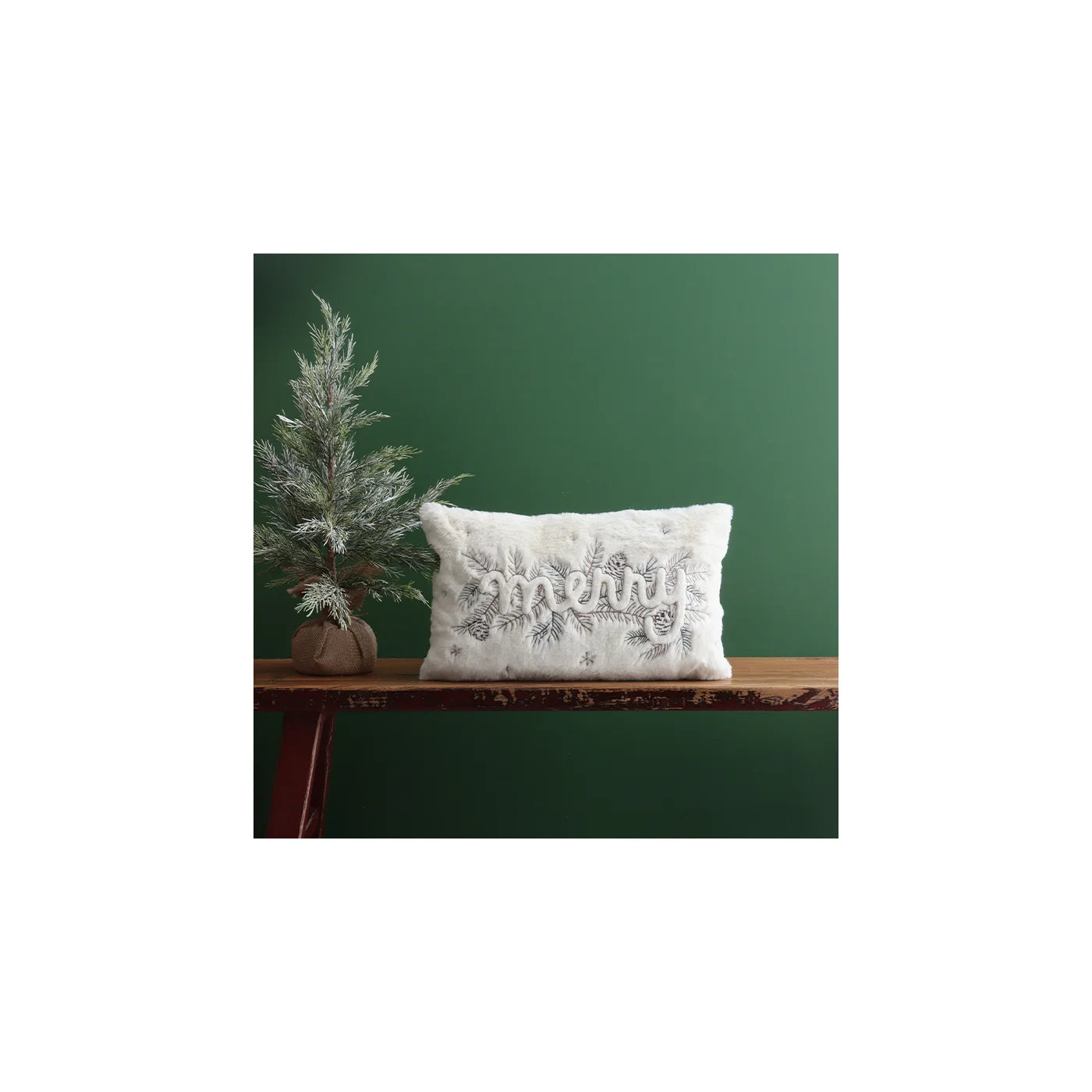 frosted merry | pillow