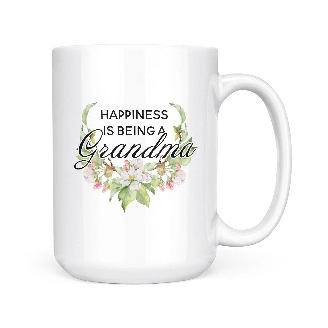 happiness is being a grandma | mug