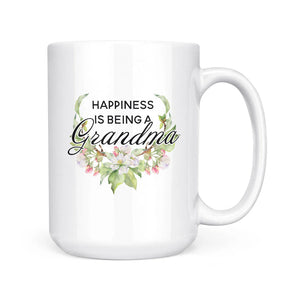 happiness is being a grandma | mug