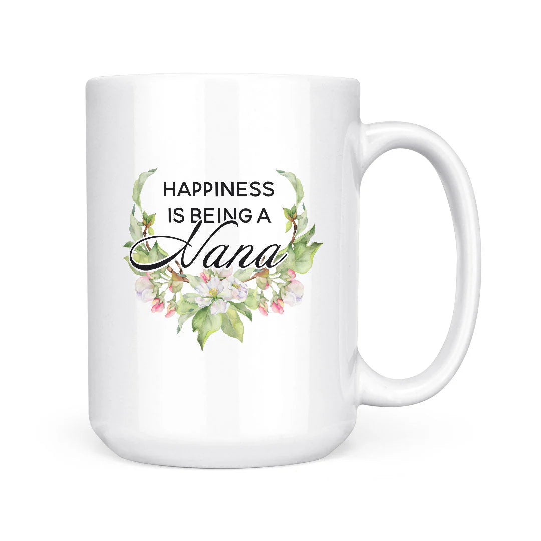 happiness is being a nana | mug