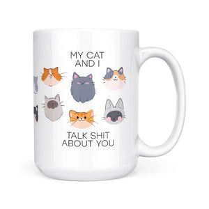 my cat and i | sweary mug