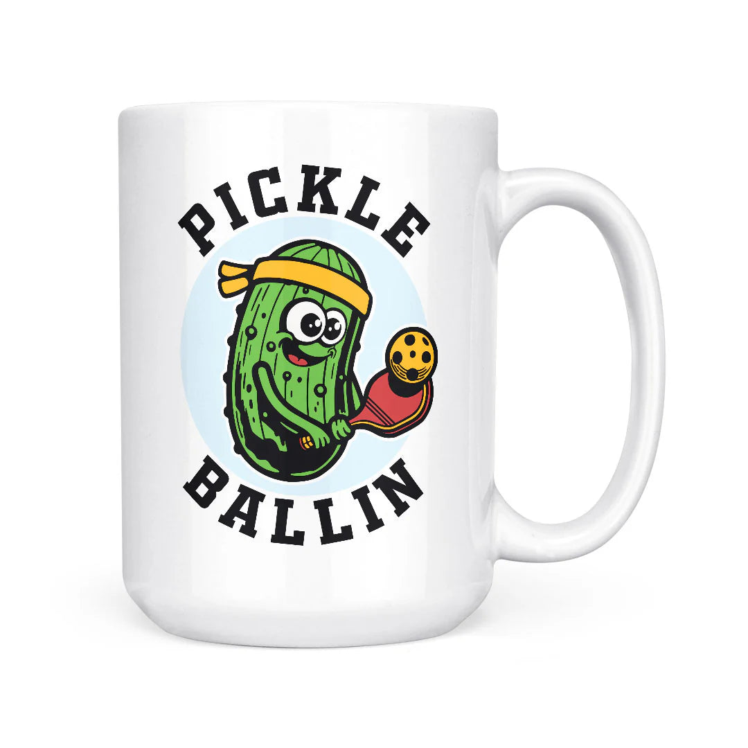 pickleballin' | mug