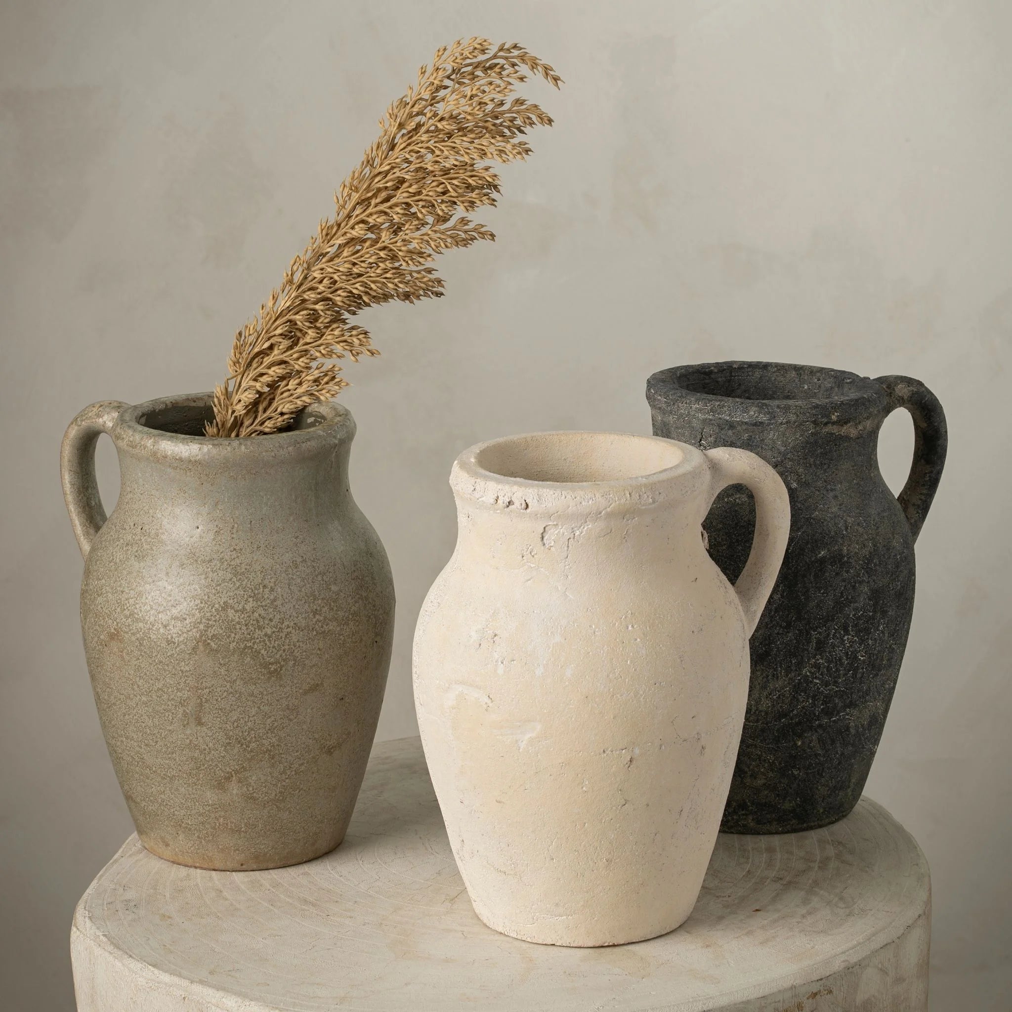 rhodes | reactive brown small pitcher vase