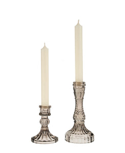 palazzo | grey glass large candle holder