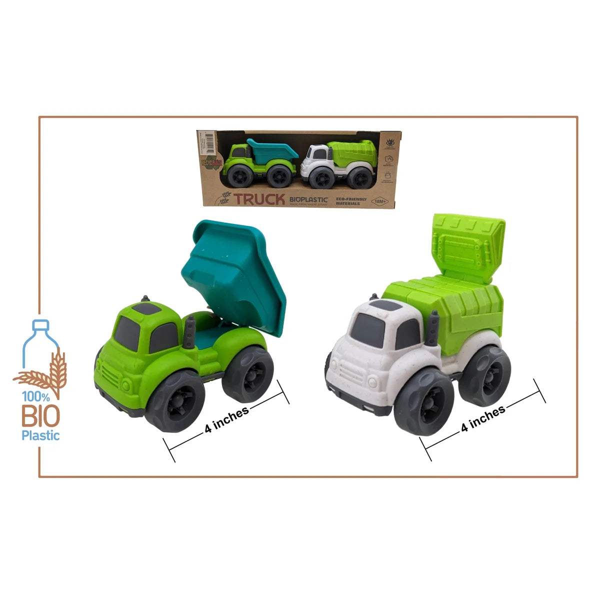 dump | bio plastic truck set