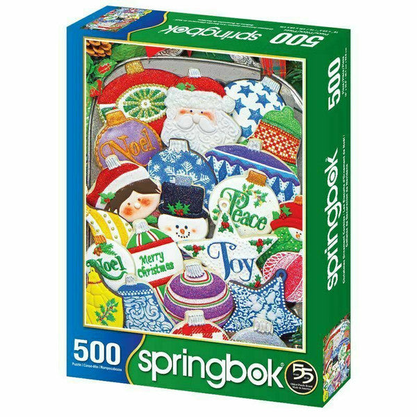 500 pc christmas ornament cookies | puzzle