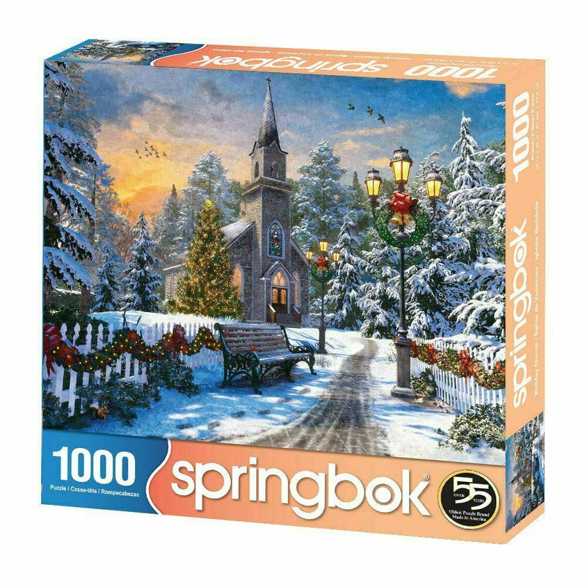 1000 pc holiday church | puzzle