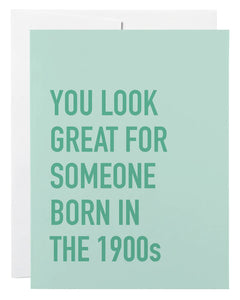 you look great | card