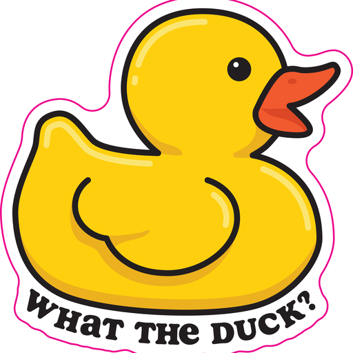 what the duck | sticker fun