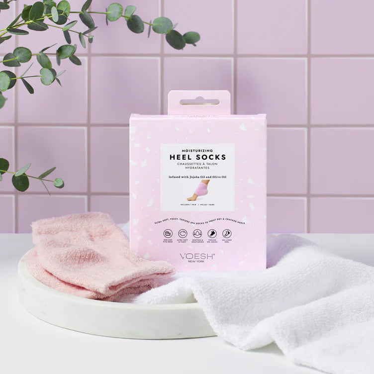 pink moisturizing | heel socks