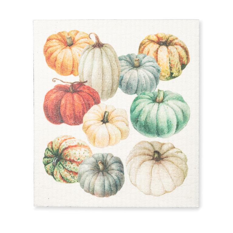 pumpkins | swedish dish cloth