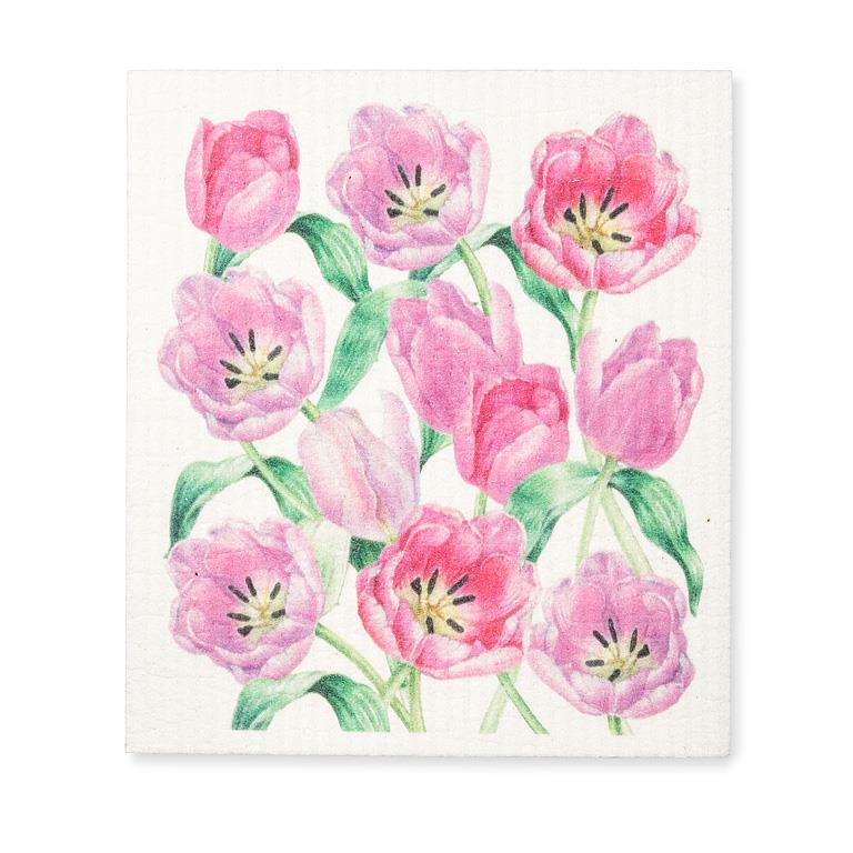 tulips | swedish dish cloth