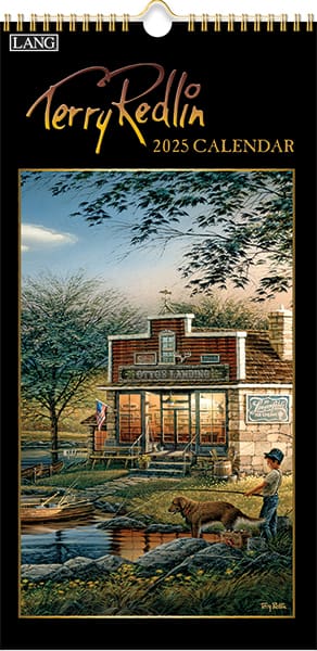 terry redlin | 2025 vertical calendar