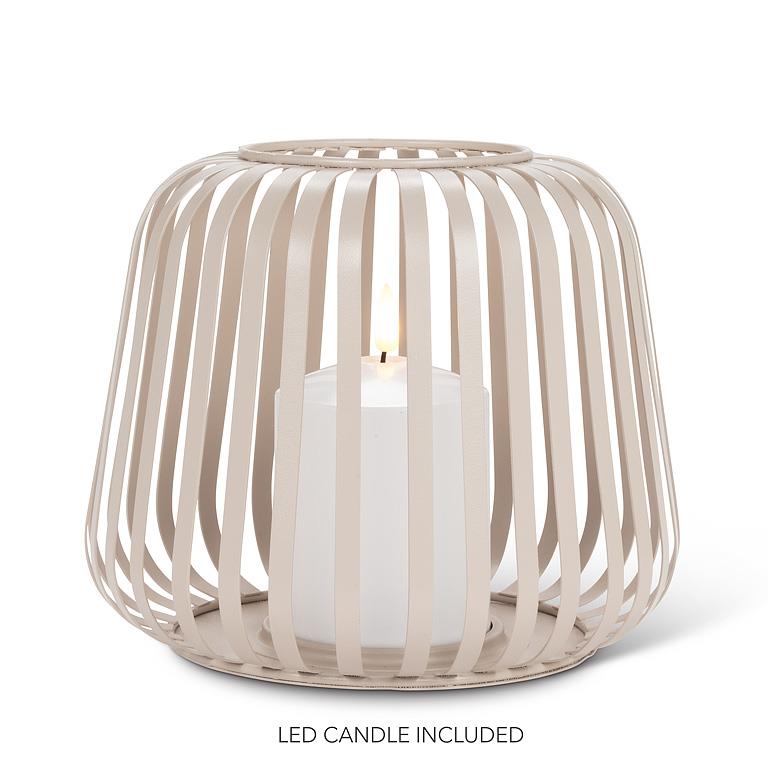 small cage | sand lantern with LED candle