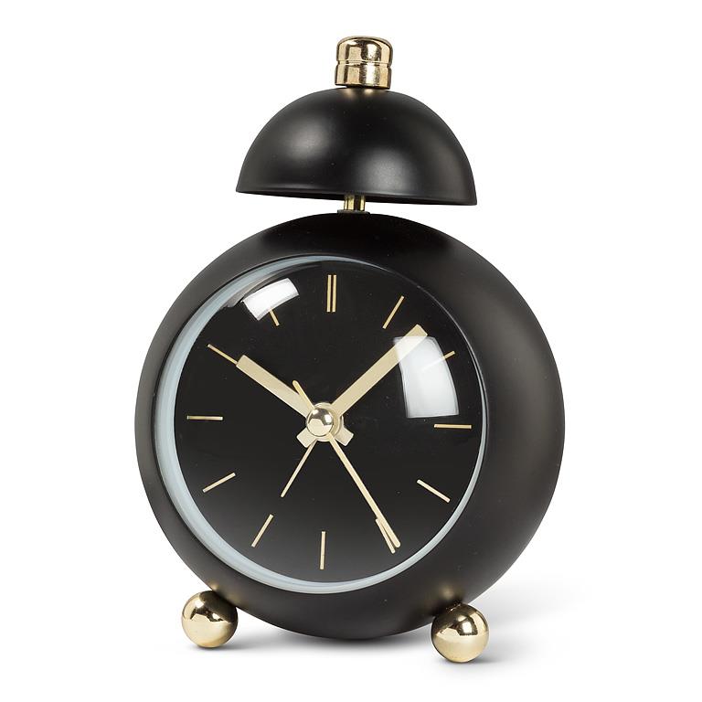 black | ball alarm clock