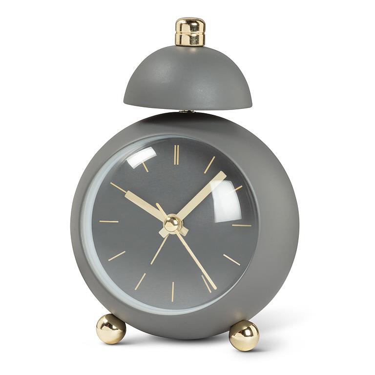 grey | ball alarm clock