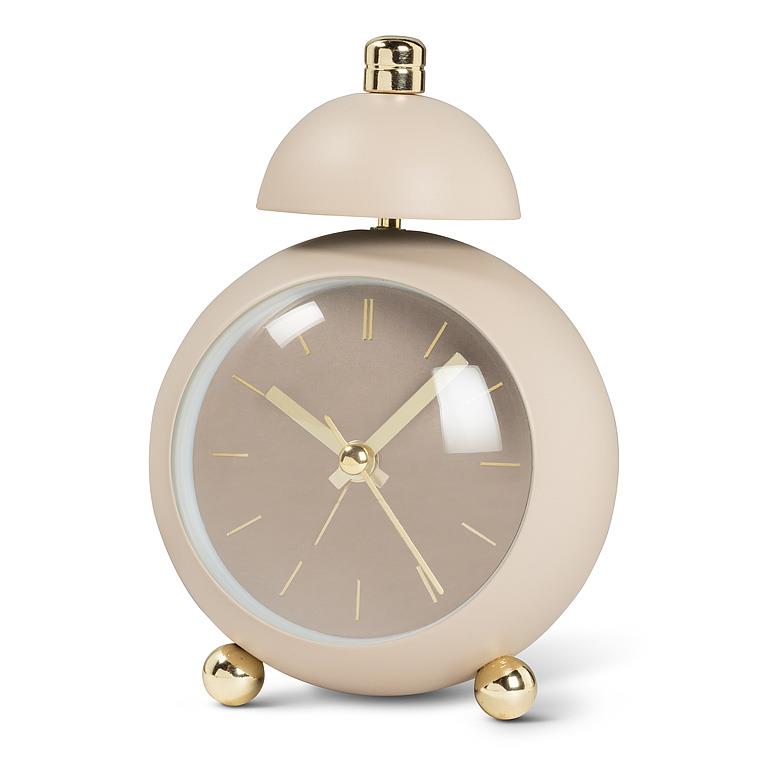 taupe | ball alarm clock