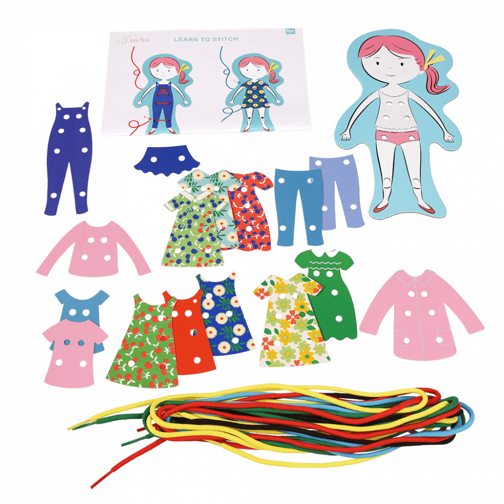 learn to stitch | dress-up dolly kit