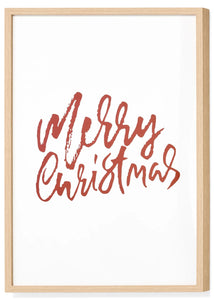 merry christmas | wall art