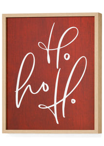 ho ho ho | red wall art