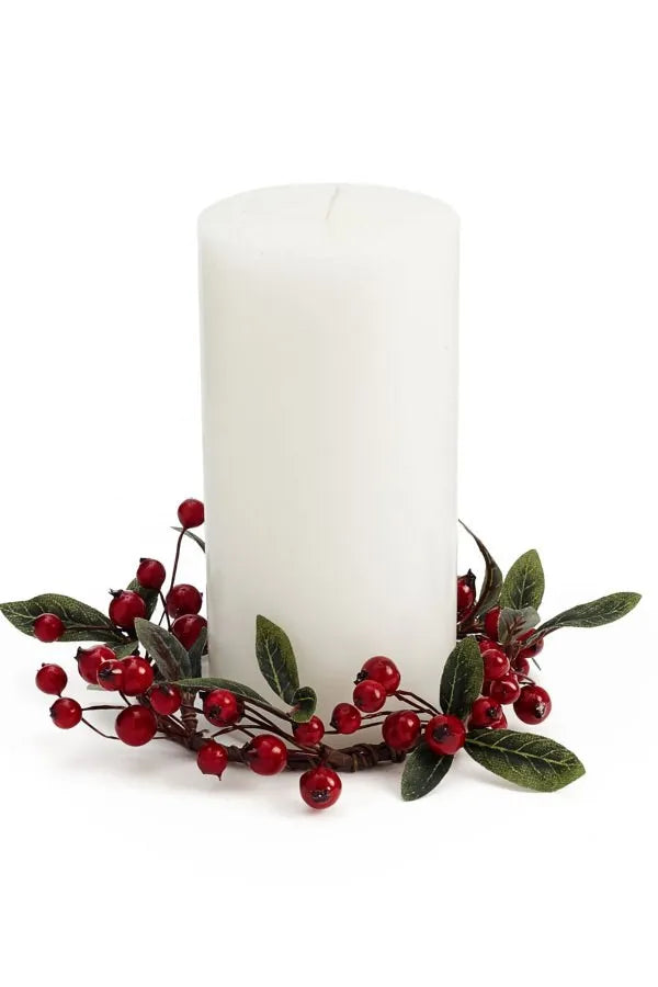 berries | 3.5" candle wreath