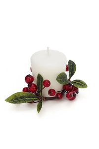 berries | 1.5" candle wreath