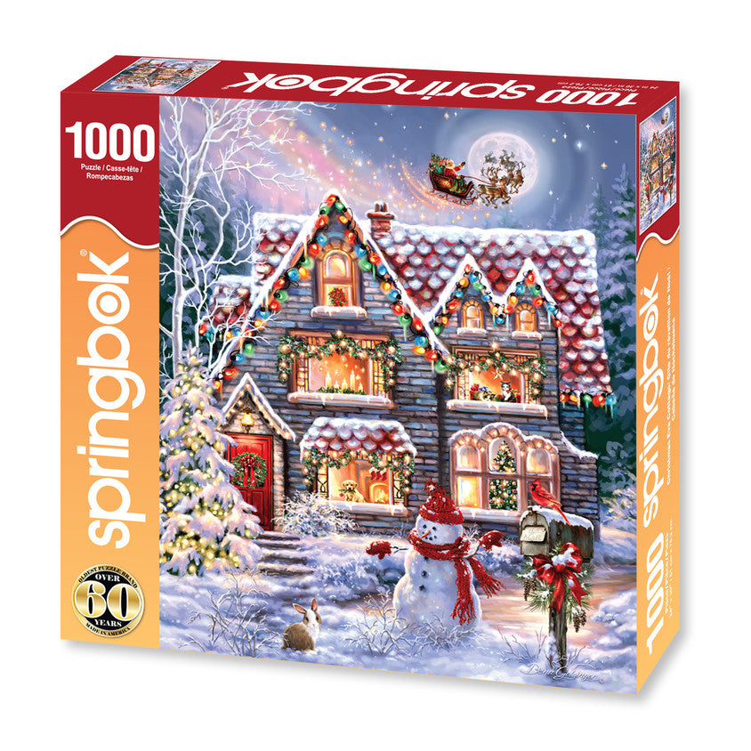 1000 pc christmas eve cottage | puzzle