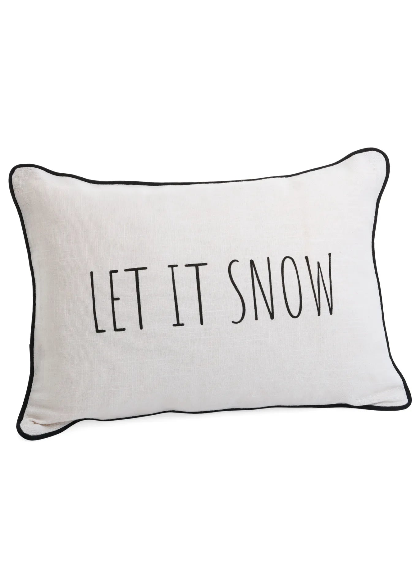 let it snow | winter pillow