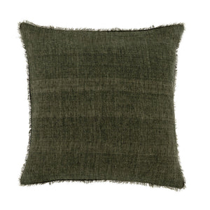 lina | avocado linen pillow