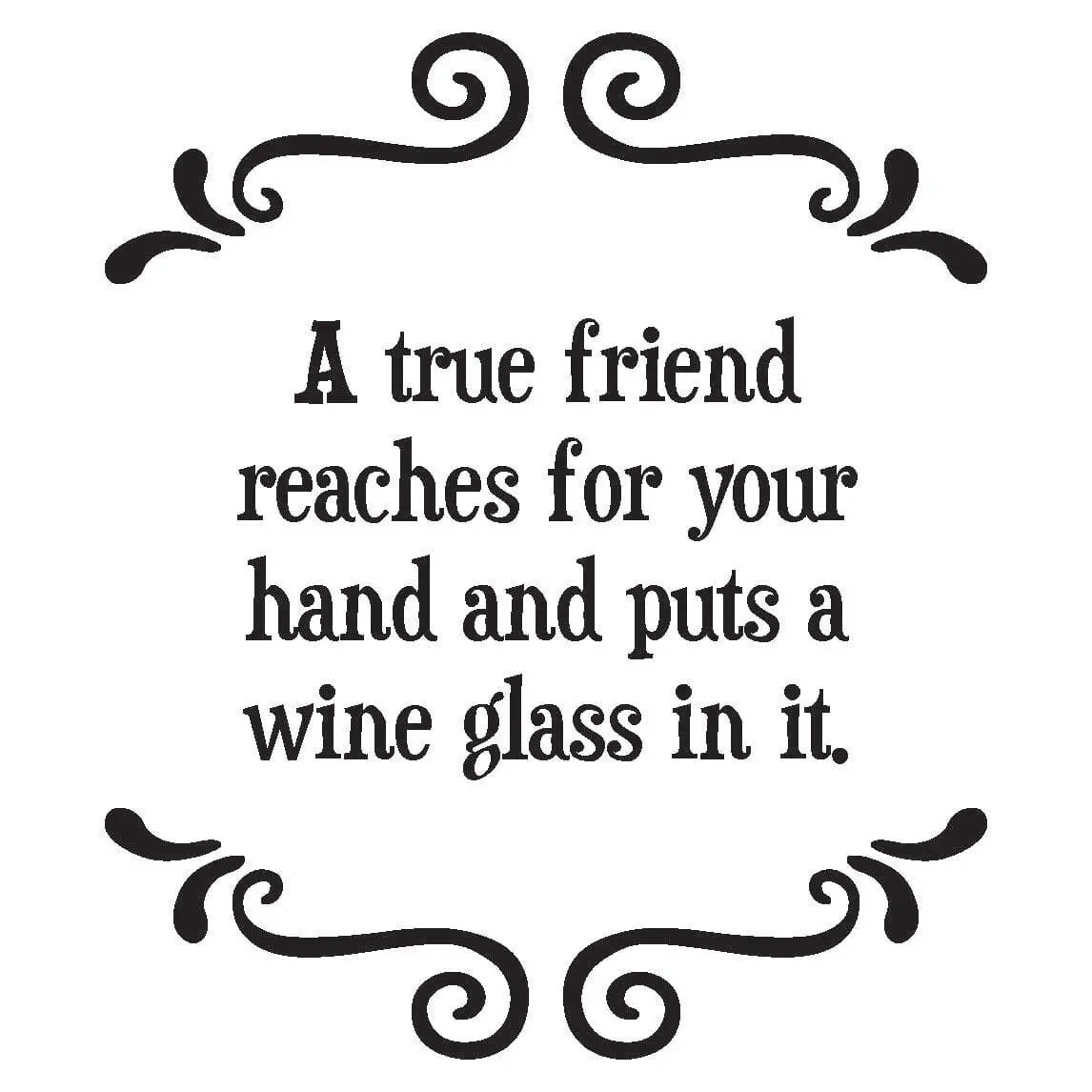 a true friend | coaster