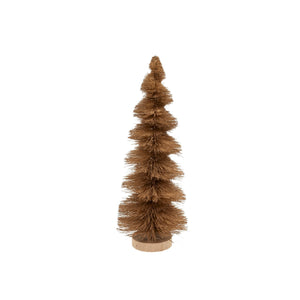 swirl | caramel sisal bottle brush tree