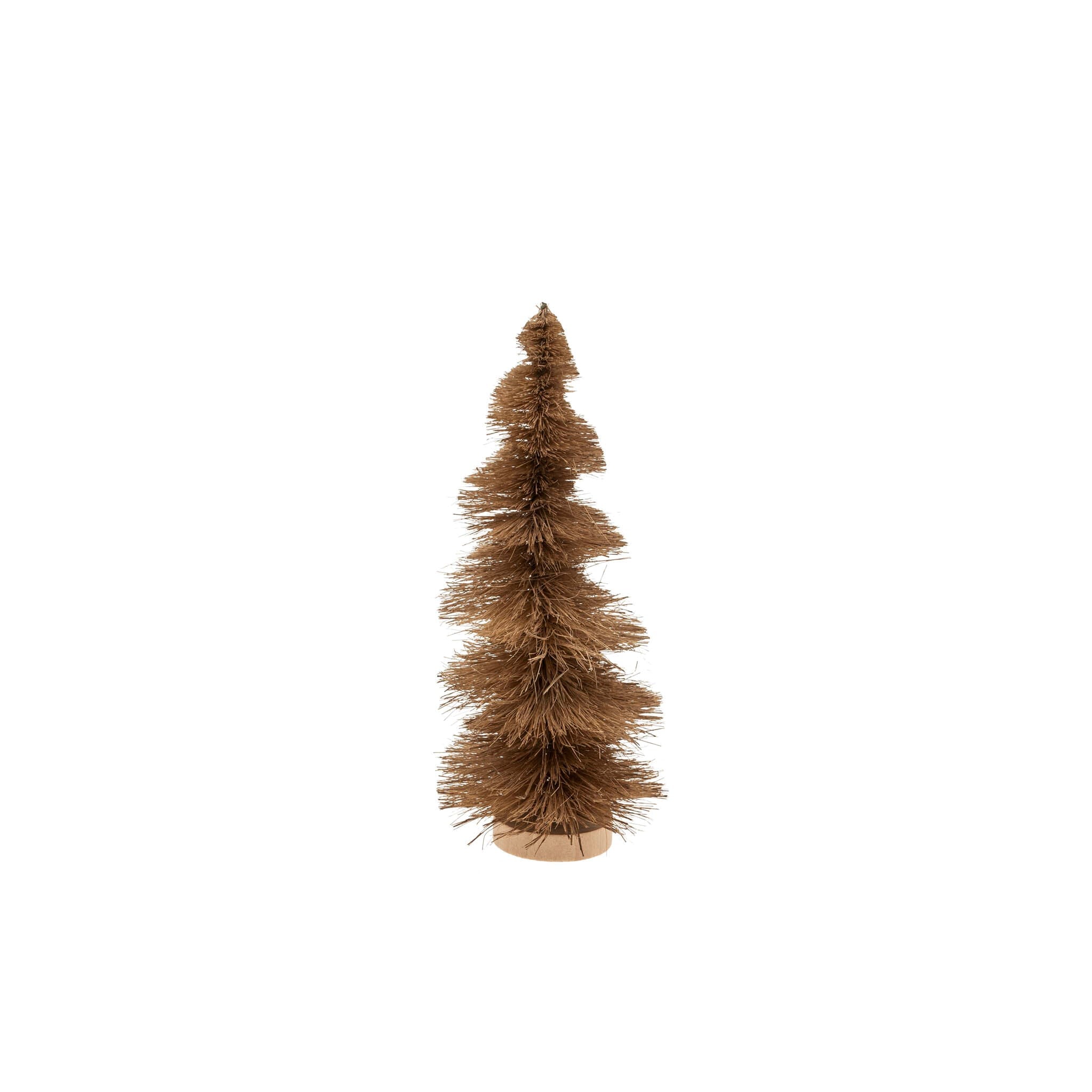 swirl | caramel sisal bottle brush tree