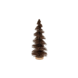 swirl | brown sisal bottle brush tree