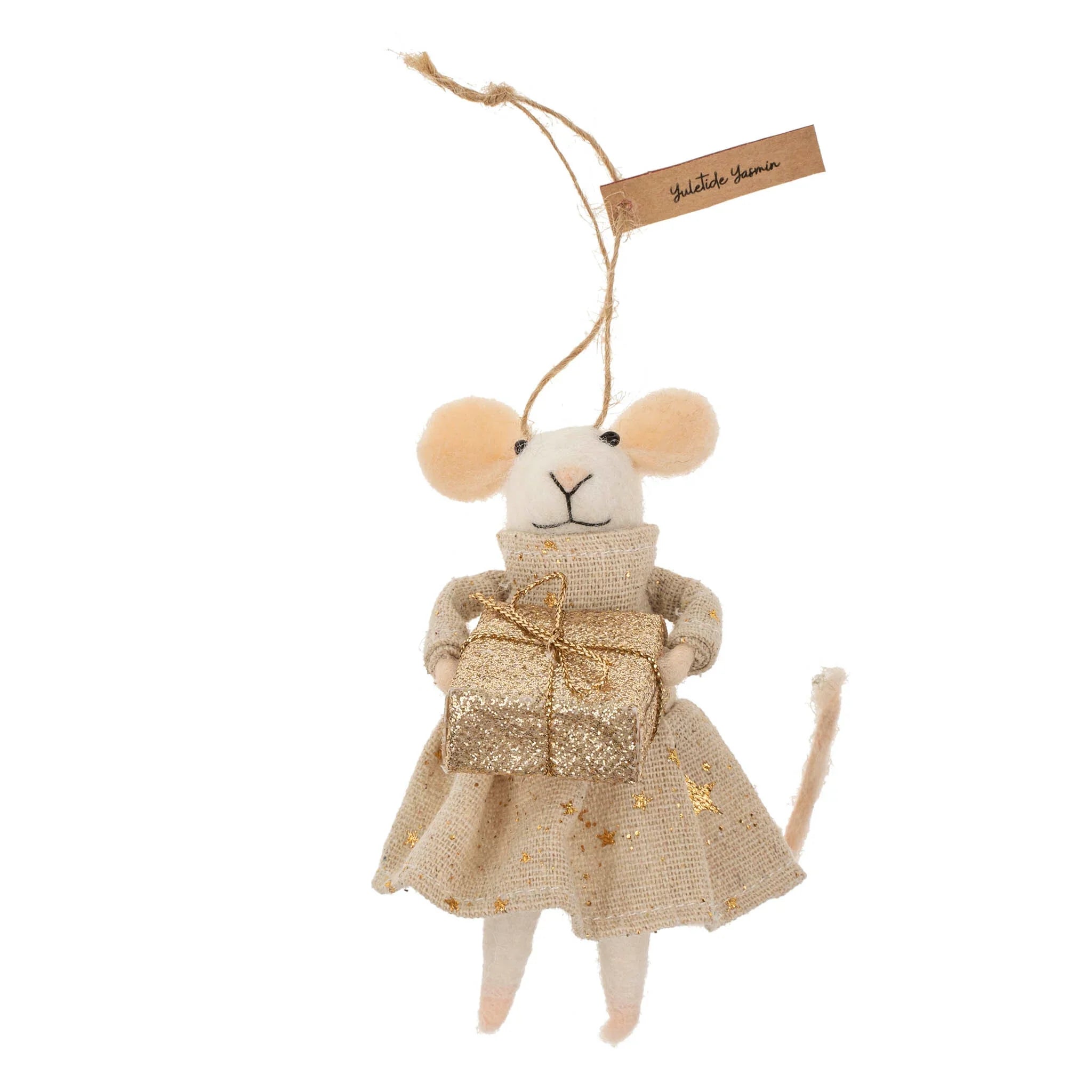 yuletide yasmine | mouse ornament