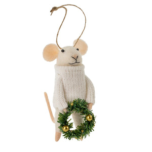 festive finnegan | mouse ornament