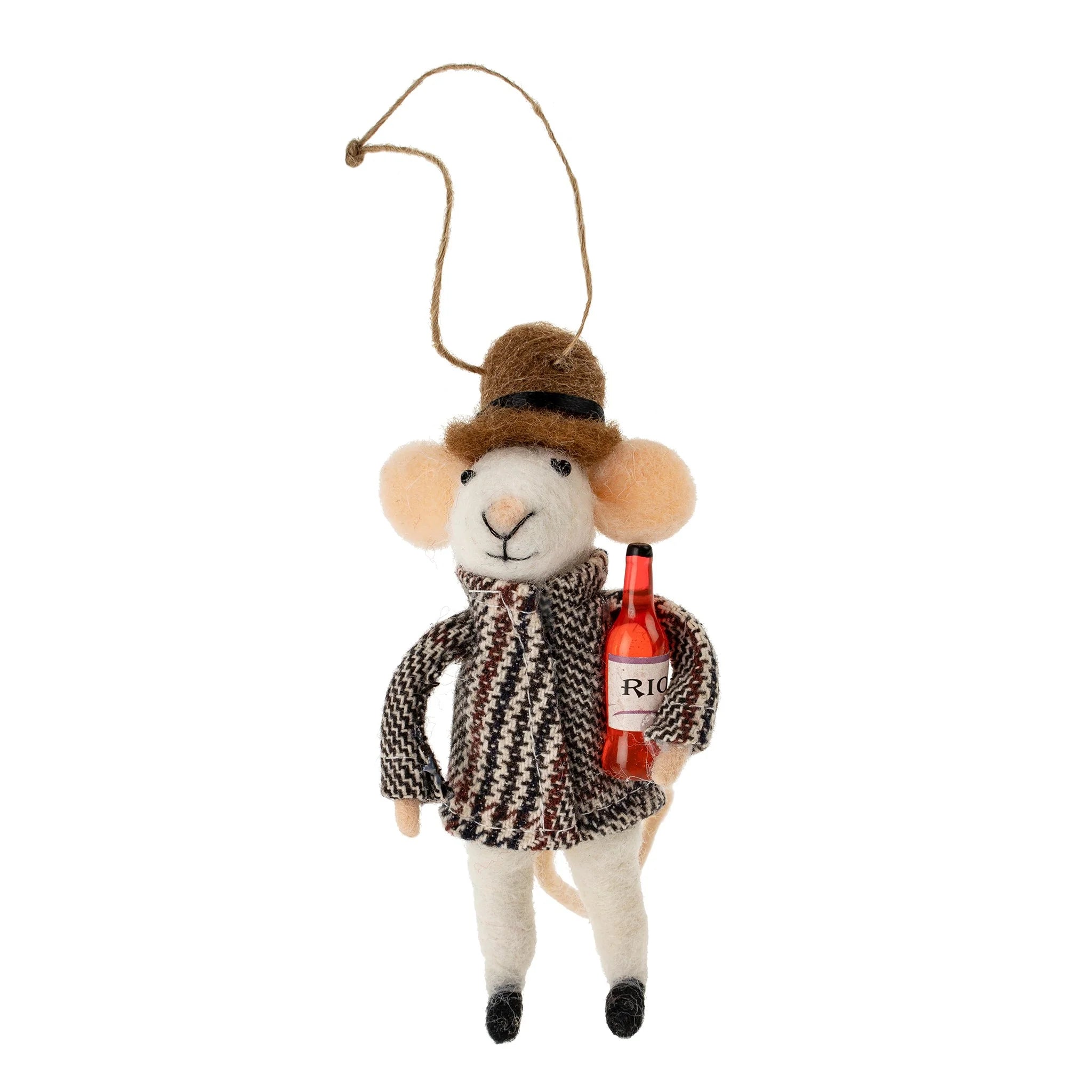 winston wine | mouse ornament