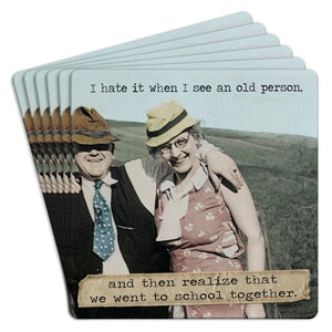 i hate it when i see | disposable coasters