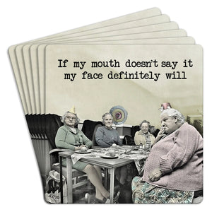 if my mouth doesn't | disposable coasters