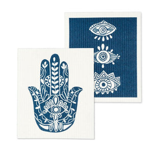 hamsa hand | swedish dish cloths