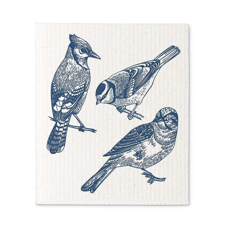 bird sketch | swedish dish cloths