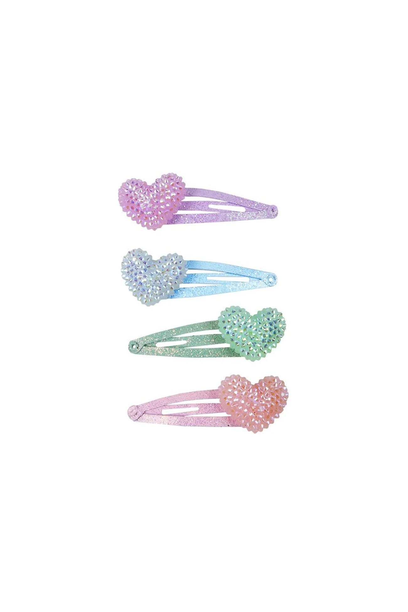 sparkle hearts | hair bobble clip