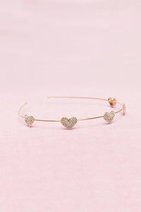 rhinetstone heart | headband