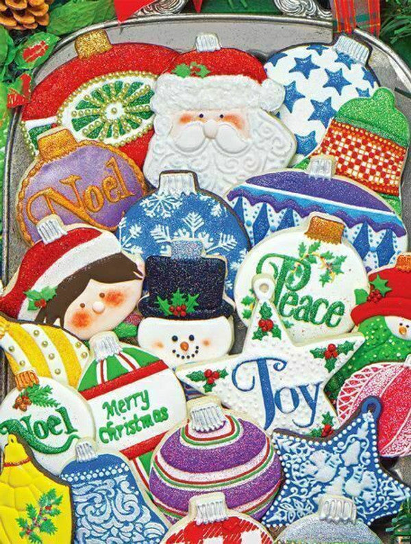 500 pc christmas ornament cookies | puzzle