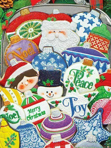 500 pc christmas ornament cookies | puzzle