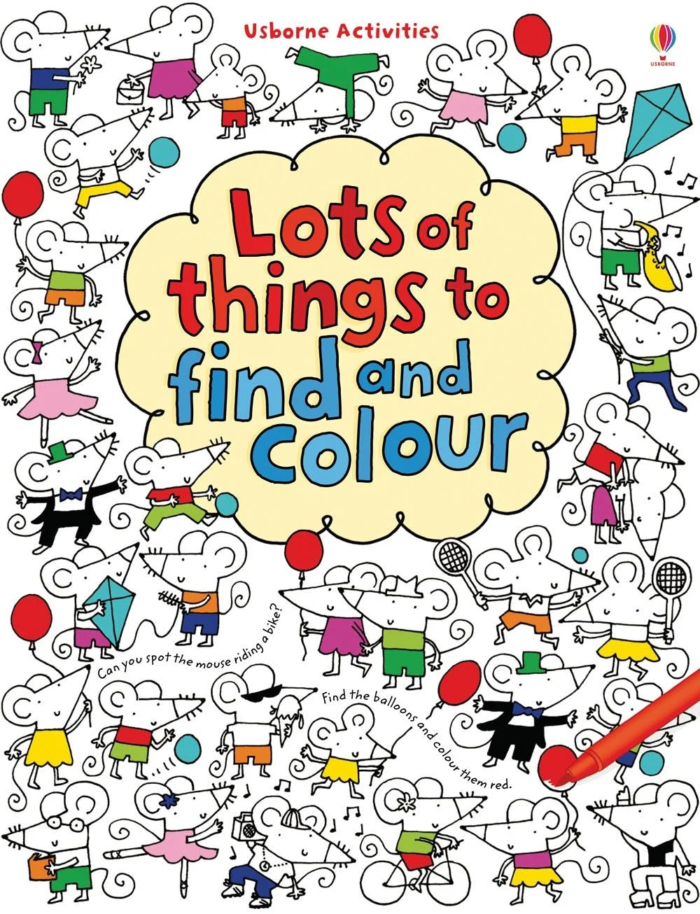 lots of things to find & colour | book