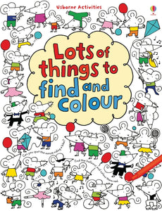 lots of things to find & colour | book