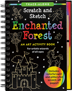 enchanted forest | scratch & sketch